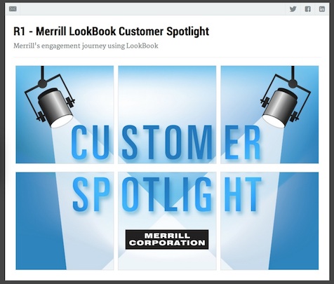 Merrill Corp Customer Spotlight