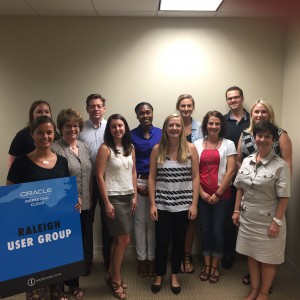 Photo of the Oracle Marketing Cloud user group.